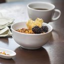 Ver imagem 5 de Kit 6 Bowls Melamina 200ml Tigela Branca Liso Haus Hotel Servir Frutas Petiscos Sorvete