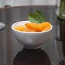 Ver imagem 2 de Kit 6 Bowls Melamina 200ml Tigela Branca Liso Haus Hotel Servir Frutas Petiscos Sorvete