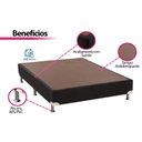 Ver imagem 3 de Cama Box Base Viúva Ortobom Suede Black 108x198x23