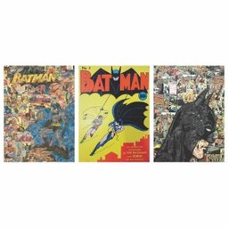 Quadro Batman Heroi Historia em Quadrinhos HQ 30x40 - 1