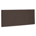 Ver imagem 1 de Cabeceira Painel Queen 1,60m Aquilla Suede - Pallazio - Marrom Café