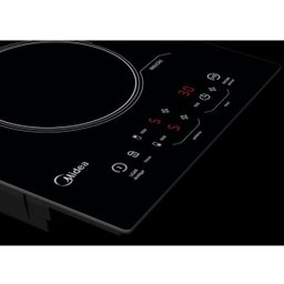 Cooktop Indução 2 Bocas Midea Vidro Preto 220V Cyad22 - 5 Cooktop Indução 2 Bocas Midea Vidro Preto 220V Cyad22 - 5
