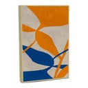 Ver imagem 1 de Quadro Decorativo Vibra Abstrato Flowers com Moldura Filete