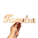 Ver imagem 1 de Palavra Família de Madeira