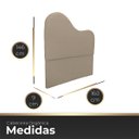 Ver imagem 6 de Cabeceira Casal Queen Estofada para Cama Box em Buclé