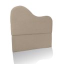 Ver imagem 5 de Cabeceira Casal Queen Estofada para Cama Box em Buclé