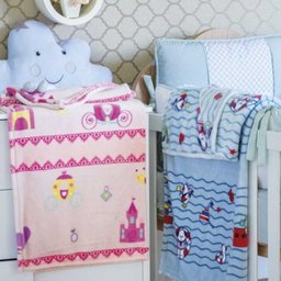 Cobertor Bebê Menina Jolitex Microfibra Flannel Kyor Princesas - 2