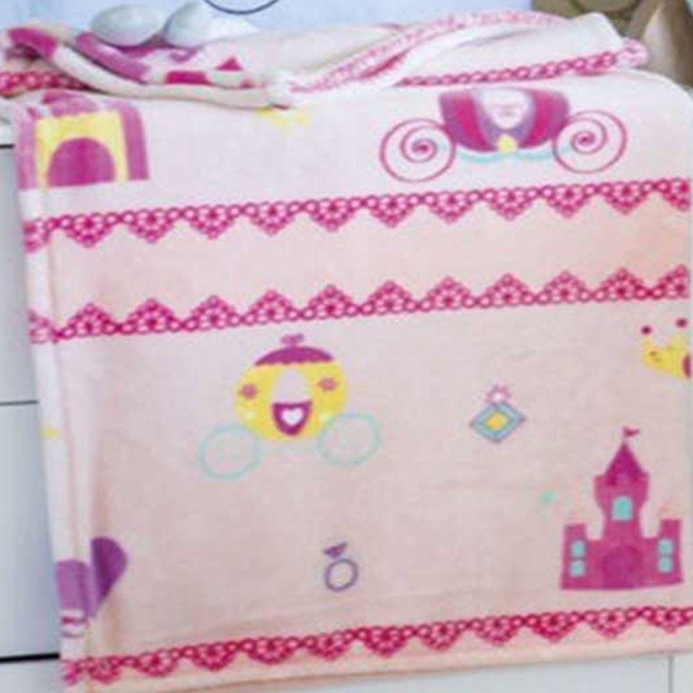 Cobertor Bebê Menina Jolitex Microfibra Flannel Kyor Princesas - 1