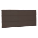 Ver imagem 1 de Cabeceira Painel Solteiro 0,90m La Italiana Suede Marrom Café - Pallazio