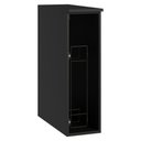 Ver imagem 1 de Balcão Porta-tempeiros 20 Cm Suspenso Preto Nice Madesa Preto