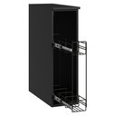 Ver imagem 3 de Balcão Porta-tempeiros 20 Cm Suspenso Preto Nice Madesa Preto
