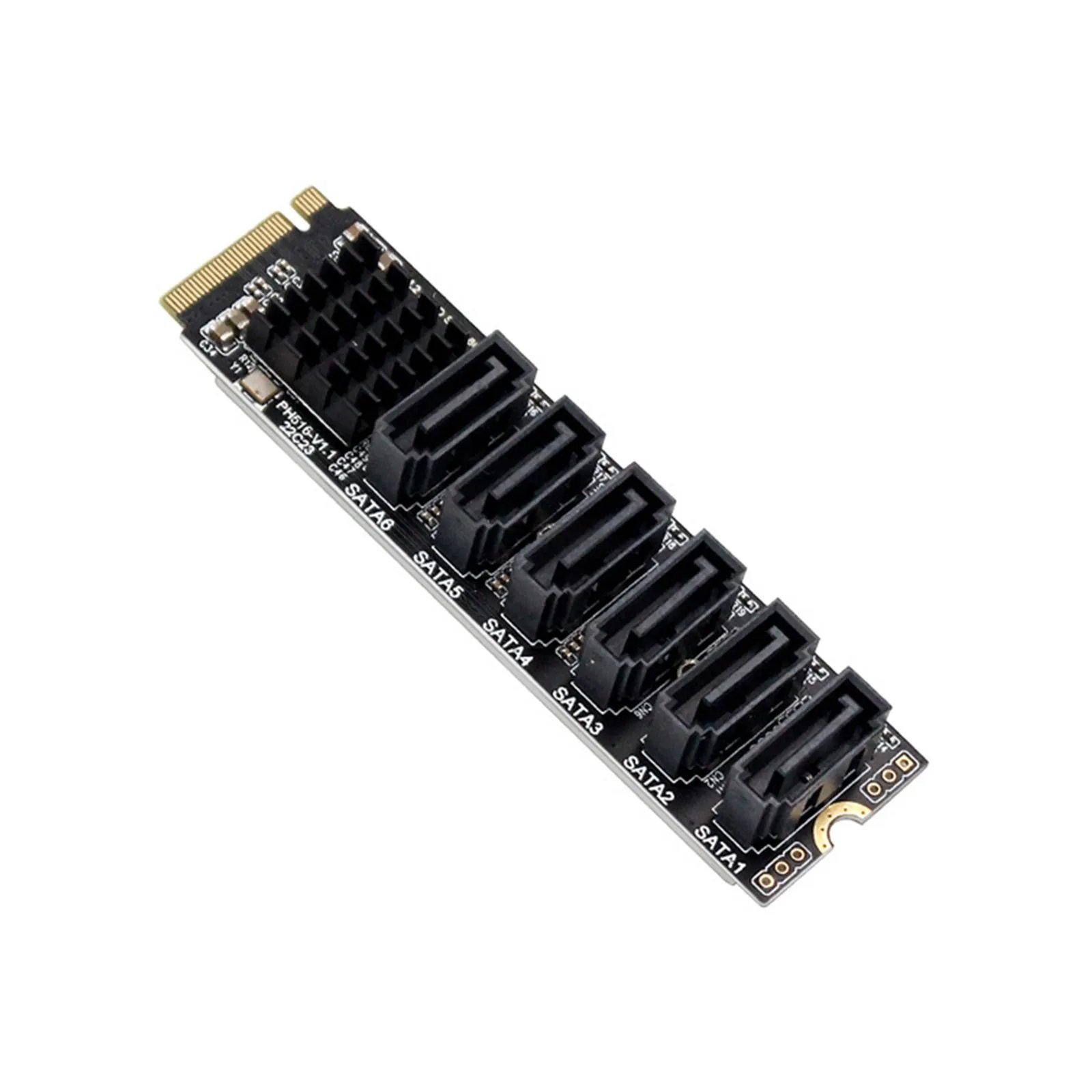 Adaptador M.2 para Sata Expansão Pc, Riser Iii, 6 Gbs Chassis, Cabo Sata, M.2 Nvme, Pci-e X4 X8 X16,