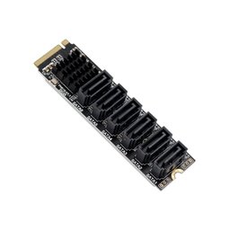 Adaptador M.2 para Sata Expansão Pc, Riser Iii, 6 Gbs Chassis, Cabo Sata, M.2 Nvme, Pci-e X4 X8 X16, - 1