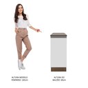 Ver imagem 5 de Balcão Madesa Glamy 35 cm 1 Porta Rustic/Branco Cor:Rustic/Branco