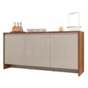 Ver imagem 2 de Balcão Aparador Buffet 3 Portas Madrid C14 Cedro/off White - Mpozenato