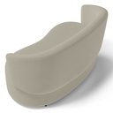 Ver imagem 6 de Kit Poltrona e Namoradeira Aisha Orgânica Suede Bege - Desk Design