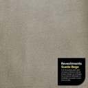Ver imagem 7 de Kit Poltrona e Namoradeira Aisha Orgânica Suede Bege - Desk Design