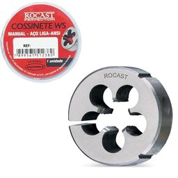 Cossinete Manual em Aço Liga Ws - Med. 1/8 X 40 - Bsw - Norma Ansi - Ref. 337,0007 - Rocast - 1