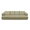 Ver imagem 6 de Sofá Retrátil Manual Sala de Estar Nolan Bipartido 414cm Conforto Premium em Couro Fendi G58 - Gran