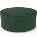 Ver imagem 1 de Puff Redondo Orgânico para Living 90cm Lola W01 Couríssimo Verde - Lyam Decor