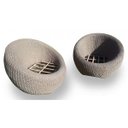 Ver imagem 4 de Conjunto de Poltronas em Corda Náutica Bola - 2 Poltronas - Tecido Duna Cru