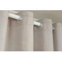 Ver imagem 2 de Cortina para Varão com forro e Ilhoses 3,00 X 2,50 Vicenza para Quarto ou Sala Bene Tu:CINZA