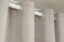 Ver imagem 2 de Cortina para Varão com forro e Ilhoses 3,00 X 2,50 Vicenza para Quarto ou Sala Bene Tu:CINZA