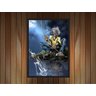 Quadro Decorativo Iron Maiden Heavy Metal Eddie Rock Salas Quartos Decorações Com Moldura G08 - 4