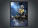 Ver imagem 3 de Quadro Decorativo Iron Maiden Heavy Metal Eddie Rock Salas Quartos Decorações Com Moldura G08