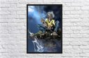 Ver imagem 2 de Quadro Decorativo Iron Maiden Heavy Metal Eddie Rock Salas Quartos Decorações Com Moldura G08