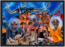 Ver imagem 1 de Quadro Decorativo Iron Maiden Heavy Metal Eddie Rock Salas Quartos Decorações Com Moldura G09