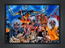 Ver imagem 3 de Quadro Decorativo Iron Maiden Heavy Metal Eddie Rock Salas Quartos Decorações Com Moldura G09