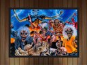 Ver imagem 2 de Quadro Decorativo Iron Maiden Heavy Metal Eddie Rock Salas Quartos Decorações Com Moldura G09