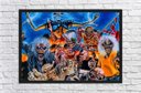 Ver imagem 4 de Quadro Decorativo Iron Maiden Heavy Metal Eddie Rock Salas Quartos Decorações Com Moldura G09