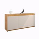 Ver imagem 1 de Buffet Aparador 3 Portas Onix Mel e Off White