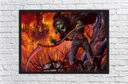 Ver imagem 3 de Quadro Decorativo Iron Maiden Heavy Metal Eddie Rock Salas Quartos Decorações Com Moldura G10