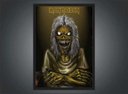 Ver imagem 4 de Quadro Decorativo Iron Maiden Heavy Metal Eddie Rock Salas Quartos Decorações Com Moldura G10