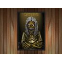 Ver imagem 2 de Quadro Decorativo Iron Maiden Heavy Metal Eddie Rock Salas Quartos Decorações Com Moldura G10