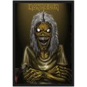 Ver imagem 1 de Quadro Decorativo Iron Maiden Heavy Metal Eddie Rock Salas Quartos Decorações Com Moldura G10