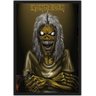 Quadro Decorativo Iron Maiden Heavy Metal Eddie Rock Salas Quartos Decorações Com Moldura G10 - 1