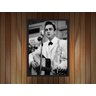 Quadro Decorativo Johnny Cash Rock Salas Quartos Decorações Com Moldura - 2