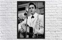 Ver imagem 3 de Quadro Decorativo Johnny Cash Rock Salas Quartos Decorações Com Moldura