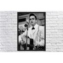 Ver imagem 3 de Quadro Decorativo Johnny Cash Rock Salas Quartos Decorações Com Moldura