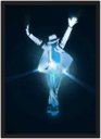 Ver imagem 1 de Quadro Decorativo Michael Jackson Pop Salas Quartos Decorações Com Moldura