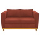 Ver imagem 7 de Kit Sofá 2 Lugares e 2 Poltronas Europa Suede Terracota - Am Decor