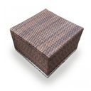 Ver mais imagens de Conjunto de Sofá Fibra Sintética Quadrado - 1 Sofá 2L+ 2 Poltronas + 1 Mesa Centro - Tecido Revieira