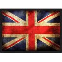 Ver imagem 1 de Quadro Decorativo Bandeira Da Inglaterra Salas Quartos Decorações Com Moldura