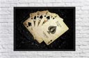 Ver imagem 3 de Quadro Decorativo Baralho Canastra Naipe Cartaz Salas Jogos Decorações Com Moldura G04