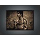 Ver imagem 3 de Quadro Decorativo Bruce Lee Decorações Com Moldura