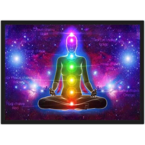Quadro Decorativo Buda Budismo Religiosidade Chácras Decorações Com Moldura G01